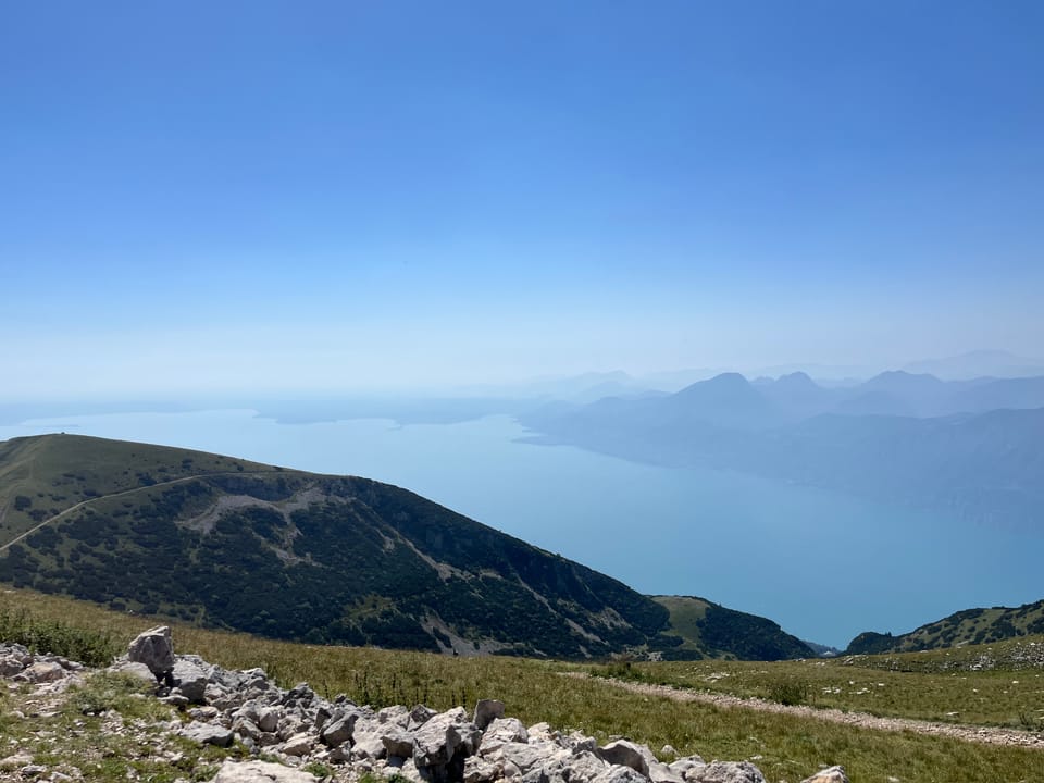 One of the panoramic view of Lake Garda